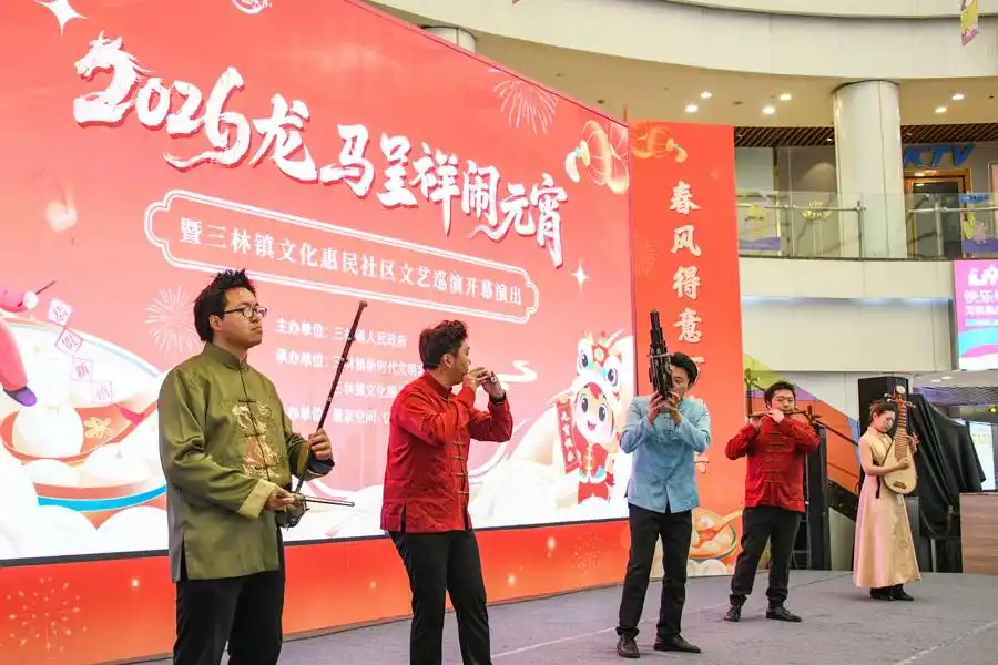 图片[6]-元宵就该热热闹闹地过！三林老街民俗仪式进商圈-三林塘